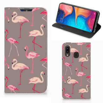 B2Ctelecom Samsung Galaxy A30 Hoesje maken Flamingo