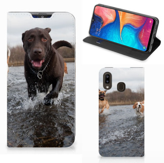 B2Ctelecom Samsung Galaxy A30 Hoesje maken Honden Labrador