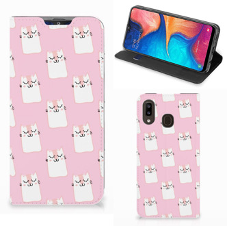 B2Ctelecom Samsung Galaxy A30 Hoesje maken Sleeping Cats