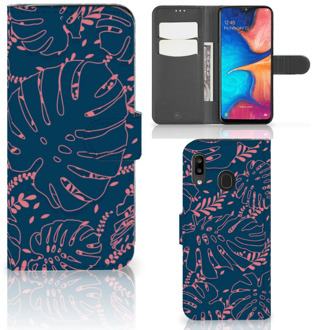 B2Ctelecom Samsung Galaxy A30 Hoesje Palm Leaves