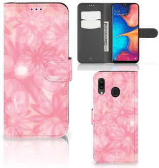 B2Ctelecom Samsung Galaxy A30 Hoesje Spring Flowers