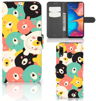 B2Ctelecom Samsung Galaxy A30 Leuk Hoesje Bears