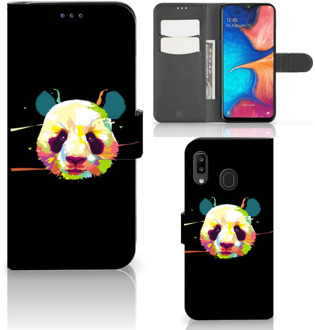 B2Ctelecom Samsung Galaxy A30 Leuk Hoesje Panda Color