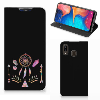 B2Ctelecom Samsung Galaxy A30 Magnet Case Boho Dreamcatcher