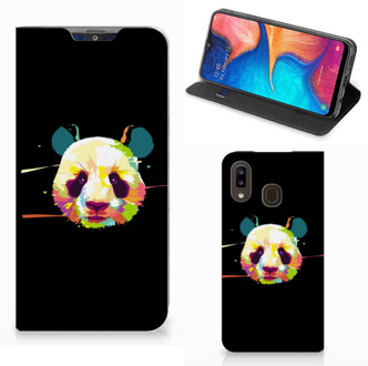 B2Ctelecom Samsung Galaxy A30 Magnet Case Panda Color