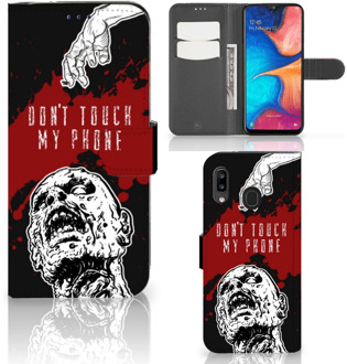 B2Ctelecom Samsung Galaxy A30 Portemonnee hoesje Zombie Blood