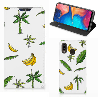 B2Ctelecom Samsung Galaxy A30 Smart Cover Banana Tree