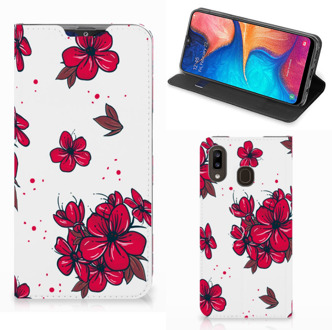 B2Ctelecom Samsung Galaxy A30 Smart Cover Blossom Rood