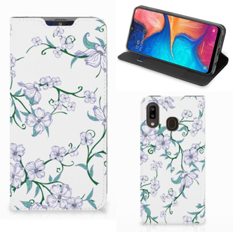 B2Ctelecom Samsung Galaxy A30 Smart Cover Blossom White