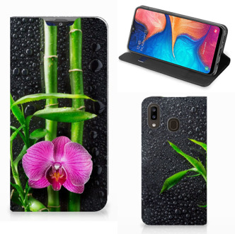 B2Ctelecom Samsung Galaxy A30 Smart Cover Orchidee