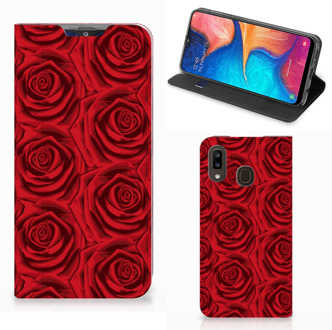 B2Ctelecom Samsung Galaxy A30 Smart Cover Rood Rose