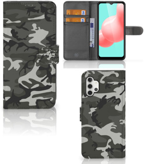 B2Ctelecom Samsung Galaxy A32 5G Telefoon Hoesje Cadeau voor hem Army Light