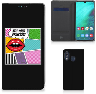 B2Ctelecom Samsung Galaxy A40 bookcase Hoesje Popart Princess