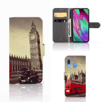 B2Ctelecom Samsung Galaxy A40 Flip Cover Londen