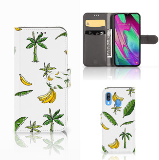 B2Ctelecom Samsung Galaxy A40 Hoesje Banana Tree