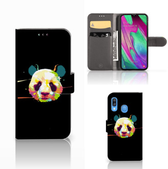 B2Ctelecom Samsung Galaxy A40 Leuk Hoesjes Panda Color