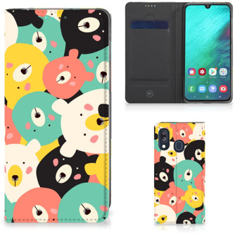 B2Ctelecom Samsung Galaxy A40 Standcase Hoesje Bears