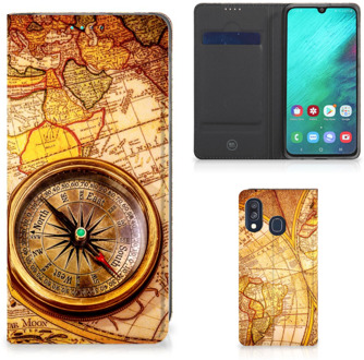 B2Ctelecom Samsung Galaxy A40 Standcase Hoesje Design Kompas