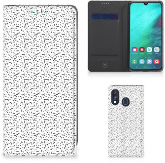 B2Ctelecom Samsung Galaxy A40 Standcase Hoesje Stripes Dots