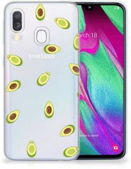 B2Ctelecom Samsung Galaxy A40 TPU Siliconen Hoesje Avocado