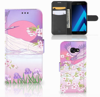 B2Ctelecom Samsung Galaxy A5 2017 Bookcase Hoesje Bird Flying