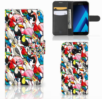 B2Ctelecom Samsung Galaxy A5 2017 Bookcase Hoesje Birds