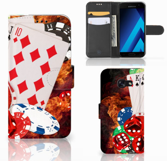 B2Ctelecom Samsung Galaxy A5 2017 Bookcase Hoesje Casino