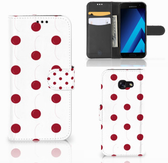 B2Ctelecom Samsung Galaxy A5 2017 Bookcase Hoesje Design Cherries