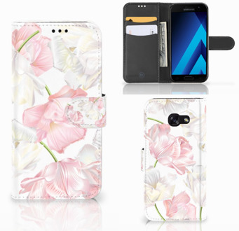 B2Ctelecom Samsung Galaxy A5 2017 Bookcase Hoesje Design Lovely Flowers