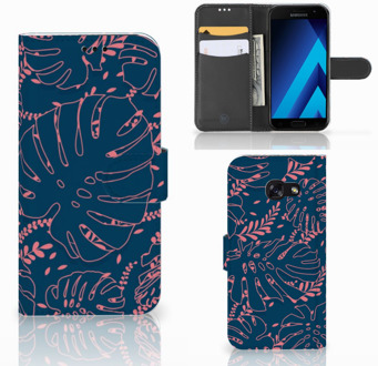 B2Ctelecom Samsung Galaxy A5 2017 Bookcase Hoesje Design Palm Leaves