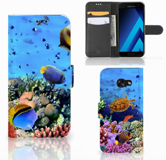 B2Ctelecom Samsung Galaxy A5 2017 Bookcase Hoesje Design Vissen