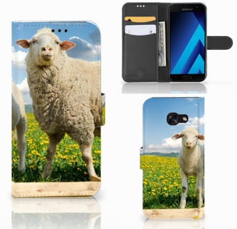 B2Ctelecom Samsung Galaxy A5 2017 Bookcase Hoesje Schaap en Lammetje