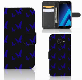 B2Ctelecom Samsung Galaxy A5 2017 Bookcase Hoesje Vlinder Patroon