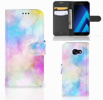 B2Ctelecom Samsung Galaxy A5 2017 Bookcase Hoesje Watercolor Light