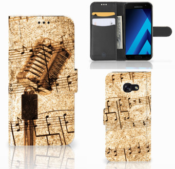 B2Ctelecom Samsung Galaxy A5 2017 Uniek Muziekblad Design