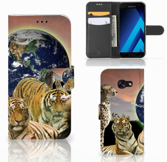 B2Ctelecom Samsung Galaxy A5 2017 Uniek Wilde Dieren Design