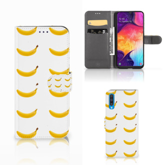 B2Ctelecom Samsung Galaxy A50 Book Cover Banana