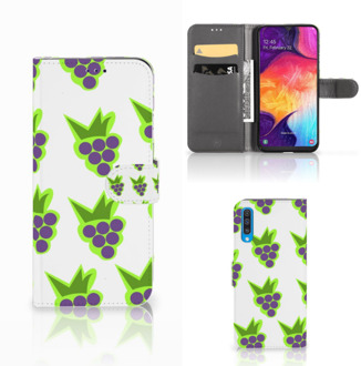 B2Ctelecom Samsung Galaxy A50 Book Cover Druiven