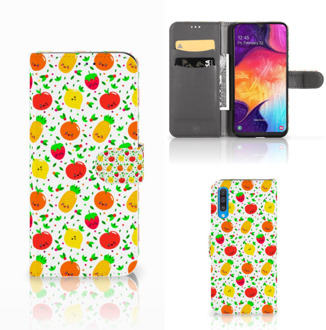 B2Ctelecom Samsung Galaxy A50 Book Cover Fruits