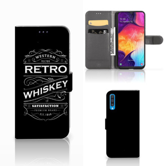 B2Ctelecom Samsung Galaxy A50 Book Cover Whiskey