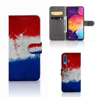 B2Ctelecom Samsung Galaxy A50 Bookstyle Case Nederlandse Vlag