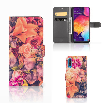 B2Ctelecom Samsung Galaxy A50 Hoesje Bosje Bloemen