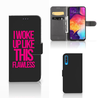 B2Ctelecom Samsung Galaxy A50 Hoesje met naam Woke Up