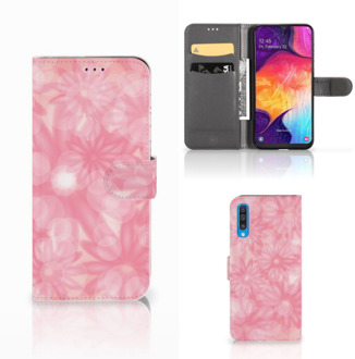 B2Ctelecom Samsung Galaxy A50 Hoesje Spring Flowers