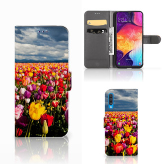 B2Ctelecom Samsung Galaxy A50 Hoesje Tulpen