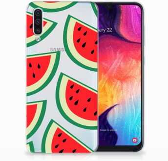 B2Ctelecom Samsung Galaxy A50 Siliconen Hoesje Watermelons