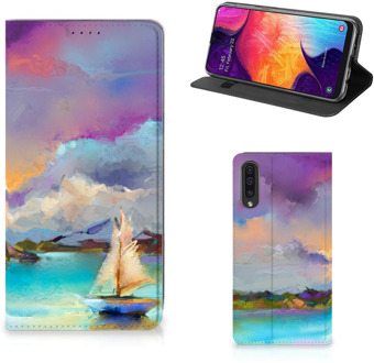 B2Ctelecom Samsung Galaxy A50 Standcase Hoesje Boat