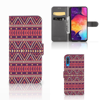 B2Ctelecom Samsung Galaxy A50 Telefoon Hoesje Aztec Purple