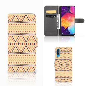 B2Ctelecom Samsung Galaxy A50 Telefoon Hoesje Aztec Yellow