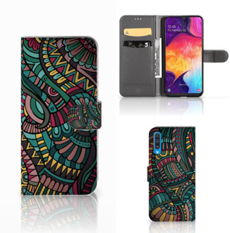 B2Ctelecom Samsung Galaxy A50 Telefoon Hoesje Aztec